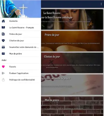 Le Saint Rosaire  Prières pour le Saint Rosaire android App screenshot 0