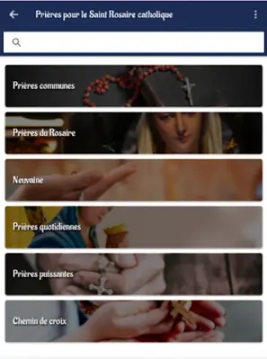 Le Saint Rosaire  Prières pour le Saint Rosaire android App screenshot 13