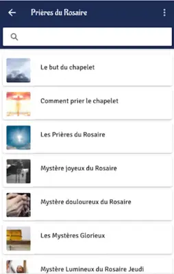 Le Saint Rosaire  Prières pour le Saint Rosaire android App screenshot 20