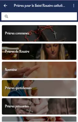 Le Saint Rosaire  Prières pour le Saint Rosaire android App screenshot 21