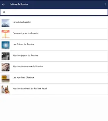 Le Saint Rosaire  Prières pour le Saint Rosaire android App screenshot 5