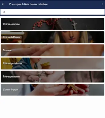 Le Saint Rosaire  Prières pour le Saint Rosaire android App screenshot 6