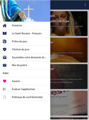 Le Saint Rosaire  Prières pour le Saint Rosaire android App screenshot 8